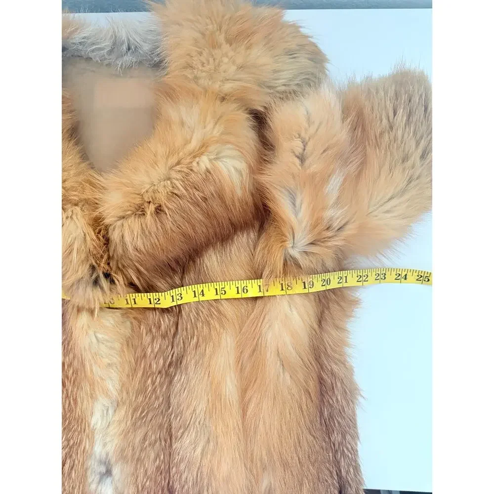 Saks Fifth Avenue Golden Fur Jacket - Picture 8 of 16